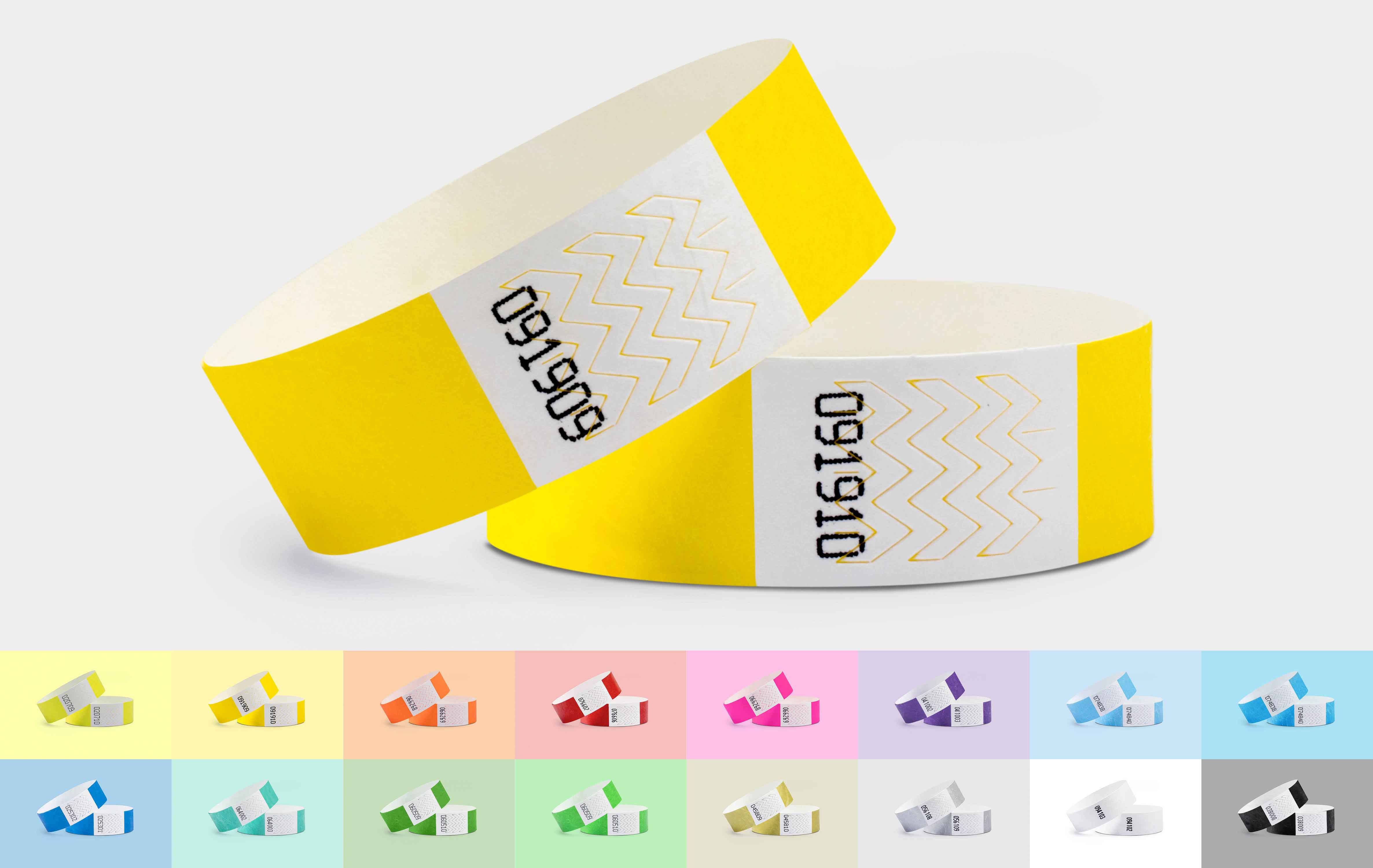100er VPE Securebänder Tyvek® 19 mm - 16 Farben